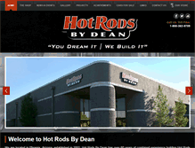 Tablet Screenshot of hotrodsbydean.com